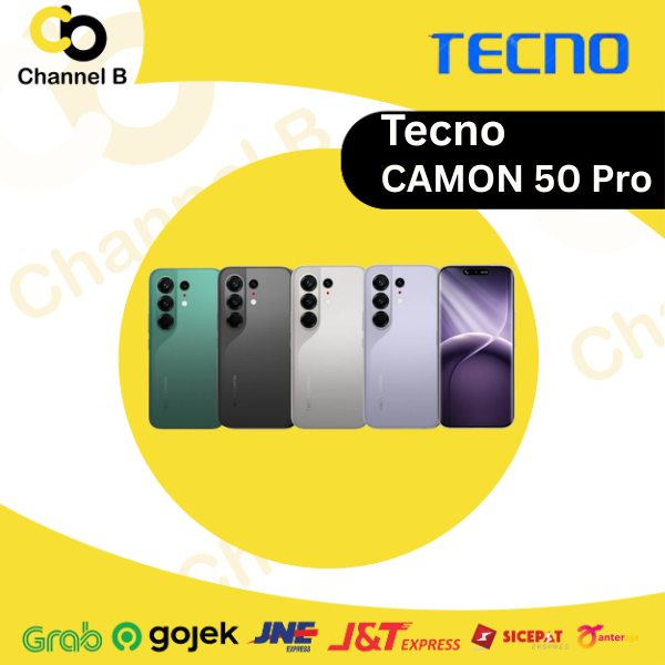 Tecno CAMON 50 Pro 5G [ 12GB / 256GB ] Smartphone - Garansi Resmi