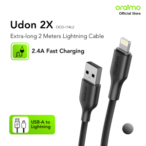 oraimo Kabel Data RobustLine Kabel Lightning Micro USB Tipe C 2A Pengisian Cepat OCD-114 Fast Charging ultra Durable