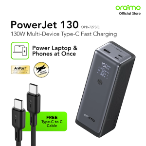Oraimo Powerbank 27600 Mah Jet 130 Watt Compatible 1000+ Mobile Device Fast Charging OPB-727SQ