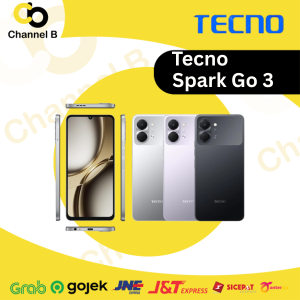 TECNO SPARK Go 3 [ 4GB / 64GB ] Smartphone - Garansi Resmi