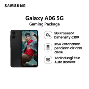 Samsung Galaxy A06 5G (Ram 6GB + Rom 128GB ) Gaming Package Edition - Garansi Resmi