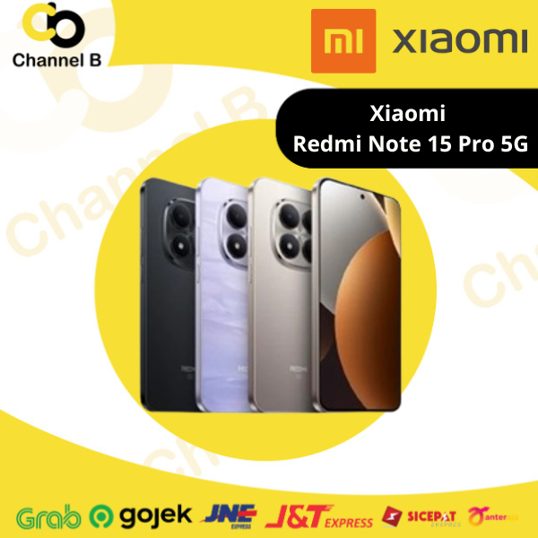 Xiaomi Redmi Note 15 Pro 5G [8GB+256GB] - Garansi Resmi