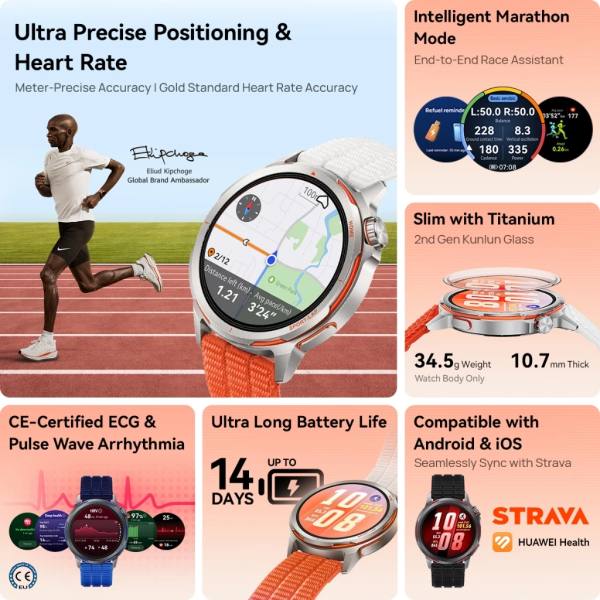 Huawei Watch GT Runner 2 Smartwatch - Garansi Resmi