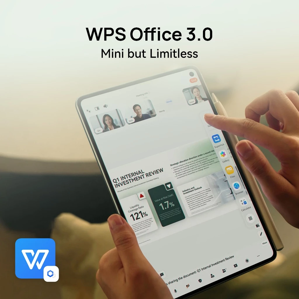 HUAWEI MatePad Mini 12GB + 256GB Tablet | Ultra-light, Ultra-thin | 8.8" Flexible OLED PaperMatte Display | AI WPS Office 3.0 - Garansi Resmi - Gambar 6
